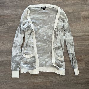 Camo cardigan